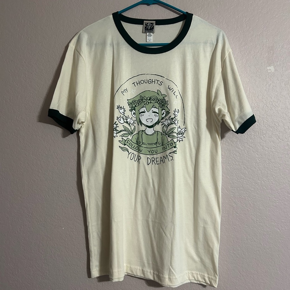 NWOT Omori basil my thoughts will follow you into you’re dream T-shirt